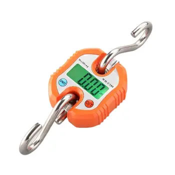 

Crane Scale 150 kg/300lb 50g Crane Scale,Mini Electronic Digital Double-range Heavy Duty Hanging Scale