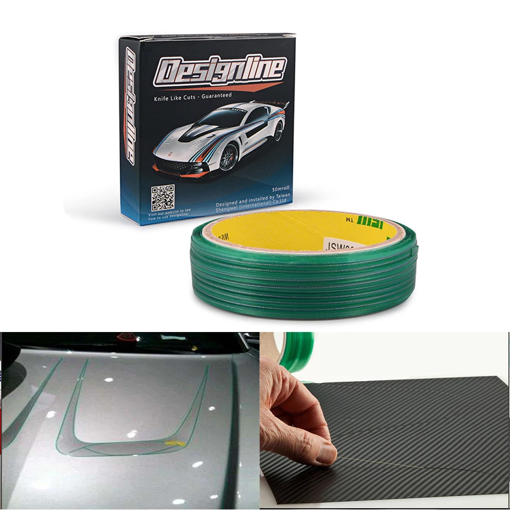 

EHDIS 50M Sticker Knifeless Tape Design Line Vehicle Wrapping Graphics Vinyl Film Wrap Car Styling Cutter Tape Window Tints Tool