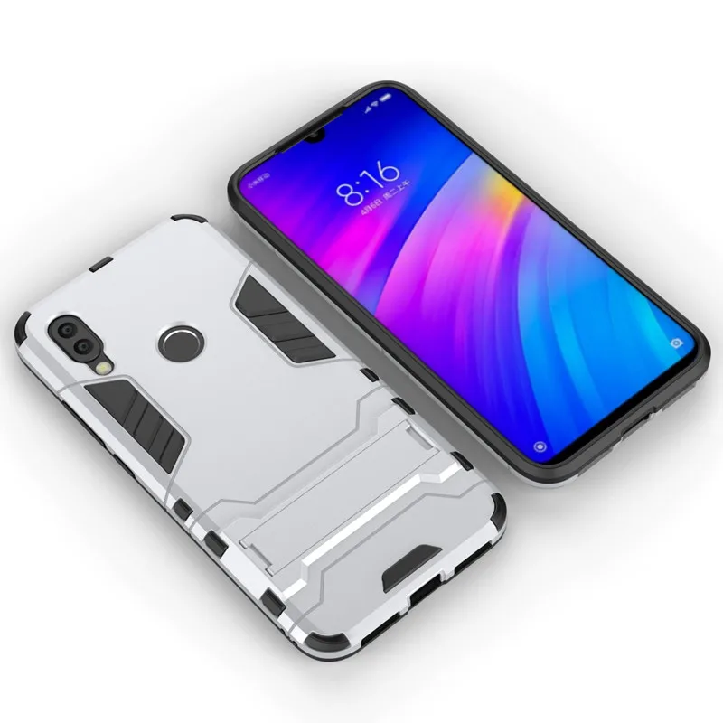 

for XIAOMI Redmi note 7 6 5 Pro K20 armored shock-proof mobile phone shell Redmi 7 6 5 Pro bracket Mobile phone protective cover