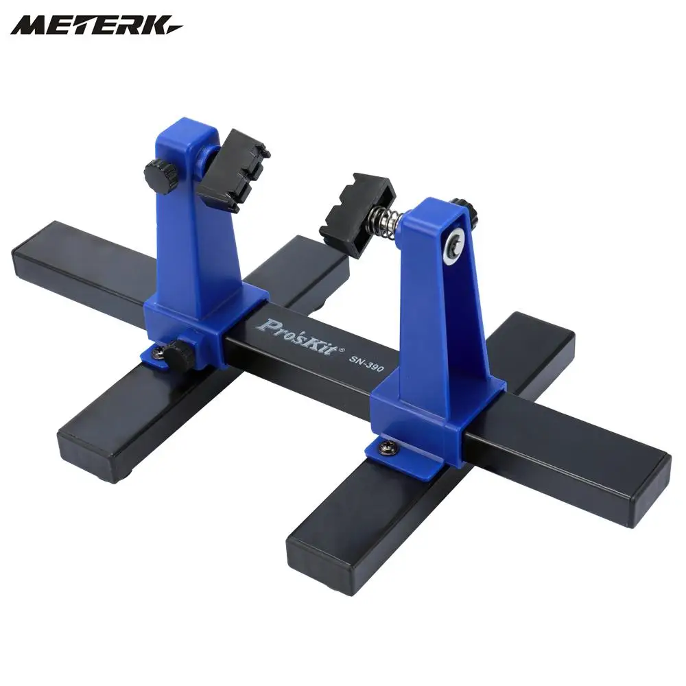 Universal Adjustable Welding Auxiliary Clip Holder Clamp PCB Soldering Gripper with Metal Base