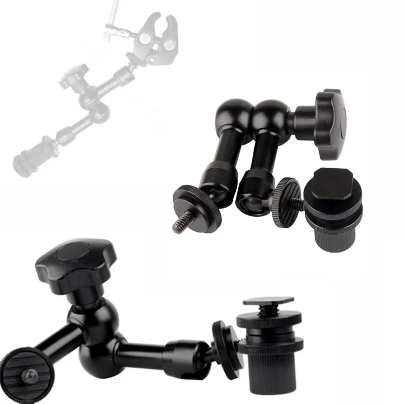 

High Quality 7.5" Adjustable Friction Articulating Magic Arm For DSLR Camera Camcorder LCD Monitor LED Flash Aluminum Alloy