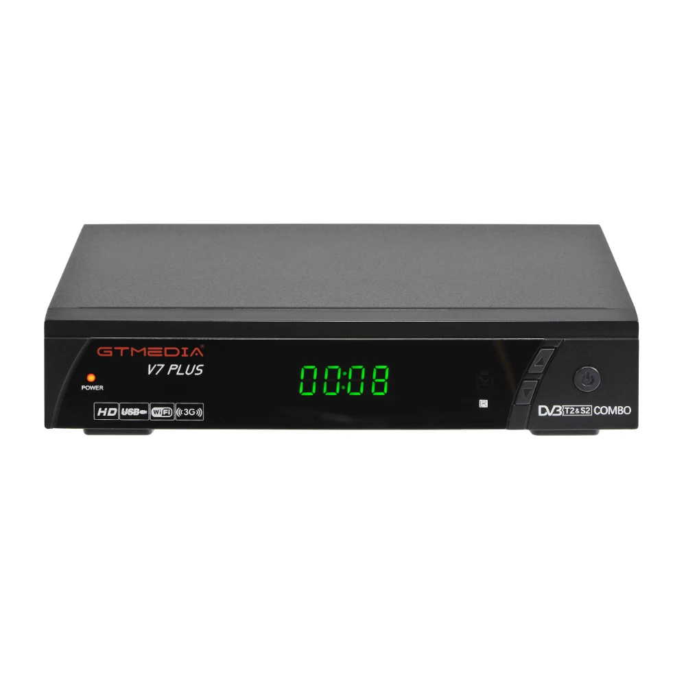 100% оригинал 2019 Новое поступление GTMEDIA V7 PLUS DVB-S2 DVB-T2 спутниковый ТВ комбо приемник Поддержка H.265 + Испания Италия Cam 5 нажатий 100% оригинал 2019 Новое поступление GTMEDIA V7 PLUS DVB-S2 DVB-T2 спутниковый ТВ комбо приемник Поддержка H.265 + Испания Италия Cam 5 нажатий