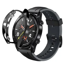 Мягкий чехол из ТПУ для HUAWEI WATCH 2 Pro с покрытием, защитный противоударный чехол, тонкая рамка, аксессуары для корпуса