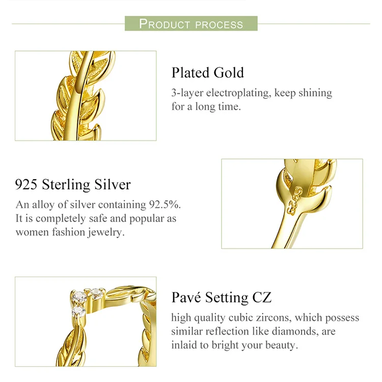 Olive Leaf Ring 6