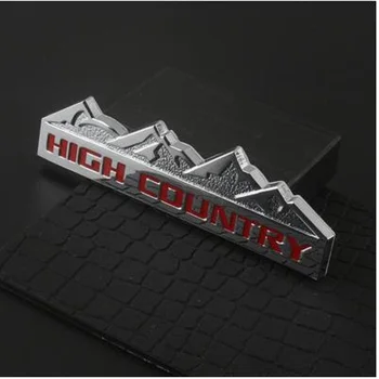 

3D Metal Refit High Country Trail Rated Badge Emblem Sticker for Jeep Wrangler Renegade Grand Cherokee Car Accessories