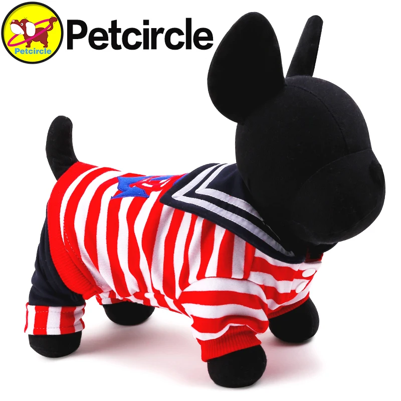 petcircle on sale pet dog clothes navy dog coats winter military dog hoodies for chihuahua size XXS-L pet froducts for dog cat