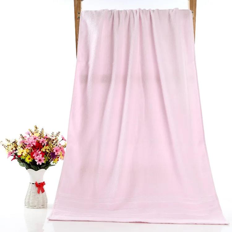 Новое поступление высококачественное банное полотенце быстросохнущее мягкое Супер Поглощение 70*140 см полотенце для ванной комнаты - Цвет: pink