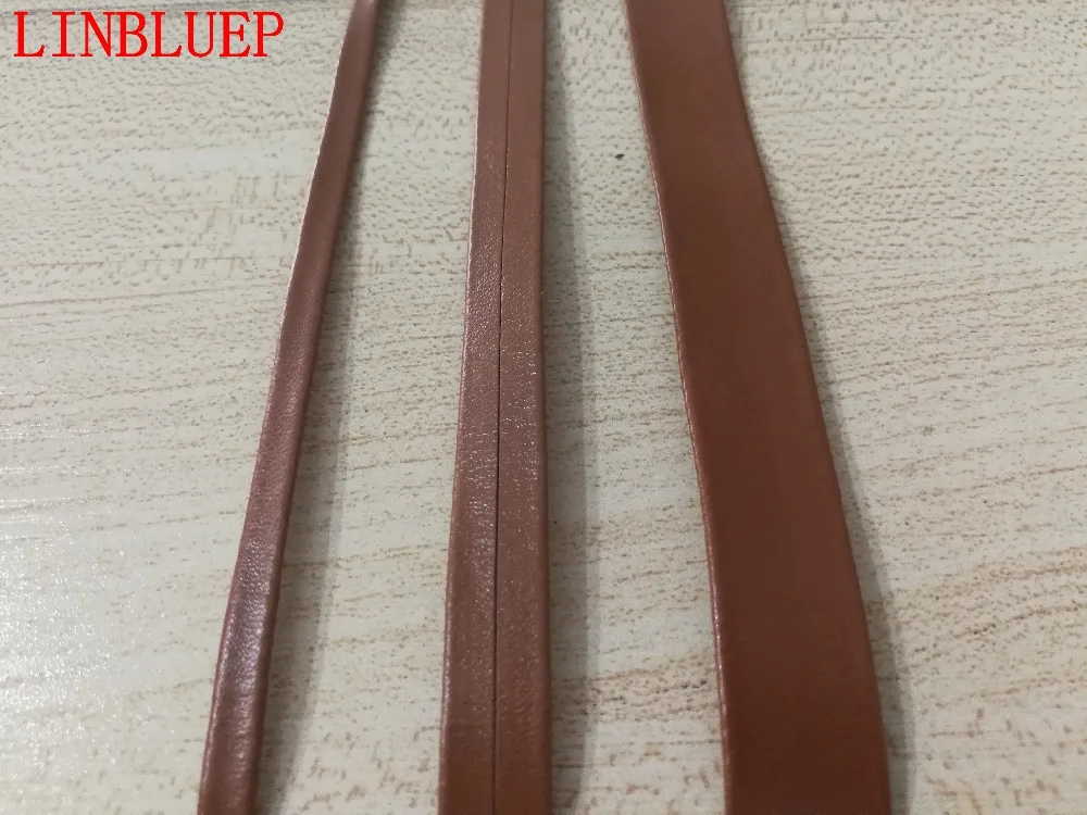 5Yards 5mm 30mm Middle Coffee FAUX LEATHER BIAS BINDING TAPE BIAS TAPE