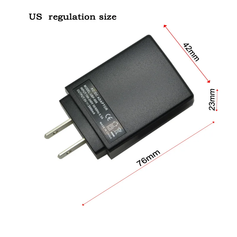 Универсальное зарядное устройство USB, настенное, для путешествий, для мобильных телефонов, зарядное устройство мобильного телефона, блок питания AC/DC 2А, быстрая зарядка для iPhone, iPad, Samsung, планшета, ПК, Wi-Fi