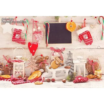 

Christmas Background Vinyl Photography Backdrops Computer Printed Christmas tree and Gift box for Photo Studio ST-638