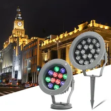 Напряжение AC 220 V светодиодный потолочный проектор Водонепроницаемый отель Вилла Сад Красочные прожекторы лужайка с деревьями ландшафтное освещение