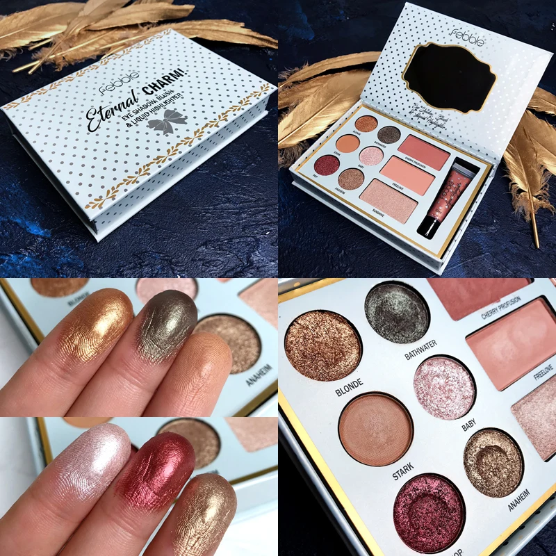 

9 Colors Eyeshadow Palette Glitter Shimmer Matte Makeup Palette Pigment Smoky Nude Pressed Eye shadow Palette Eye Palette