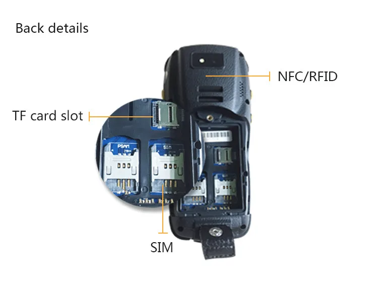 PDA3501 ручной android5.1 сканер штрих-кода устройство с NFC/RFID считыватель Bluetooth Wi-Fi 3g для управления запасами