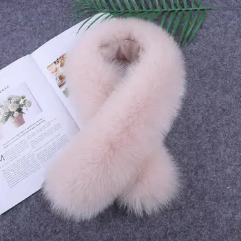 

Fox Fur Collar 2019 Fashion Fur Scarf Fox Fur Collar Collar Real Hair Shawl Female