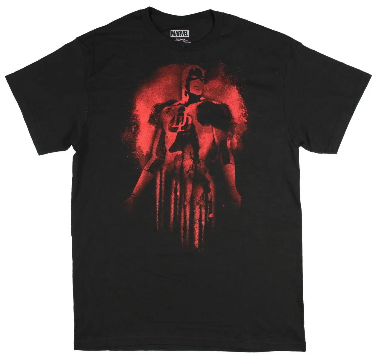 

Marvel Comics Mens Daredevil Punisher Mash-Up T-Shirt Men T Shirt Great Quality Funny Man Cotton
