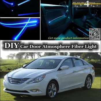 

For Hyundai Sonata / i45 / Sonica / Prima interior Ambient Light Tuning Atmosphere Fiber Optic Band Lights Inside Door Panel