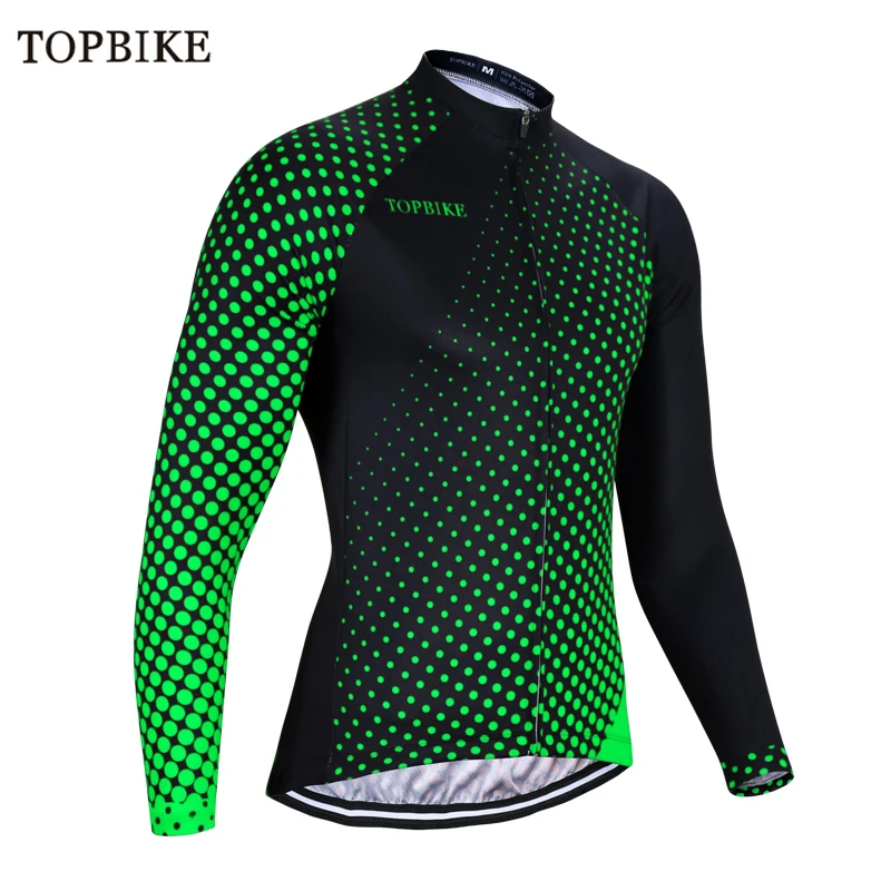 TOPBIKE 100% полиэстер для мужчин Трикотаж Ropa Ciclismo горный велосипед одежда с длинным рукавом спортивная Велосипедный спорт мотокросс