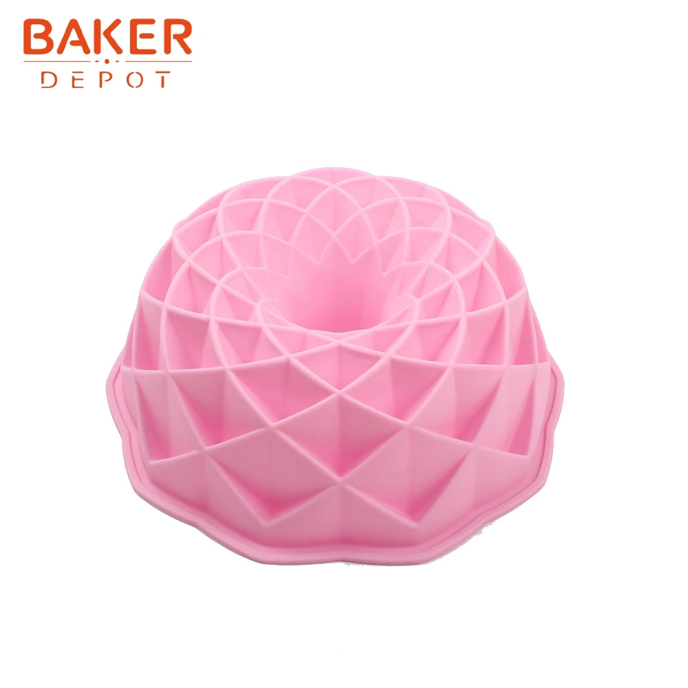 BAKER DEPOT, силиконовая форма для большого торта, круглая форма для выпечки торта, форма для выпечки, 3D, большая хлебная выпечка, сделай сам, на день рождения, свадьбу, Новинка