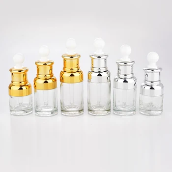 

(10Pieces/Lot) 20ML Mini Portable Glass Refillable Perfume Bottle For Traveler&Empty Cosmetic Container With Dropper