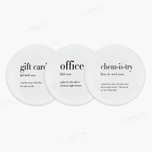 Черный, белый цвет Nordic Минималистский взрослый Юмор забавные цитаты офиса Керамика барная Подставка под посуду творческие подарки Кухня дополнительный коврик коврики