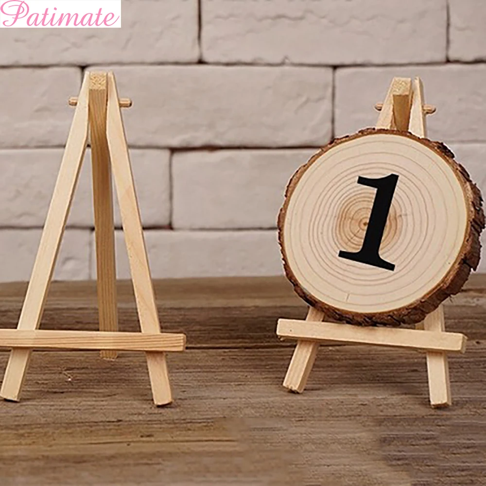 PETMATE Small Wooden Easels Retro Wedding Table Decoration Art Painting Name Card Stand Wedding