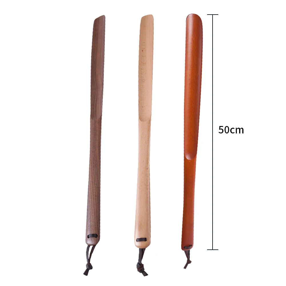 Прочная деревянная ручка для удаления сапог с длинной ручкой, практичный инструмент для помощи, портативная ложка для обуви, аксессуары для дома в отеле, удобная переноска