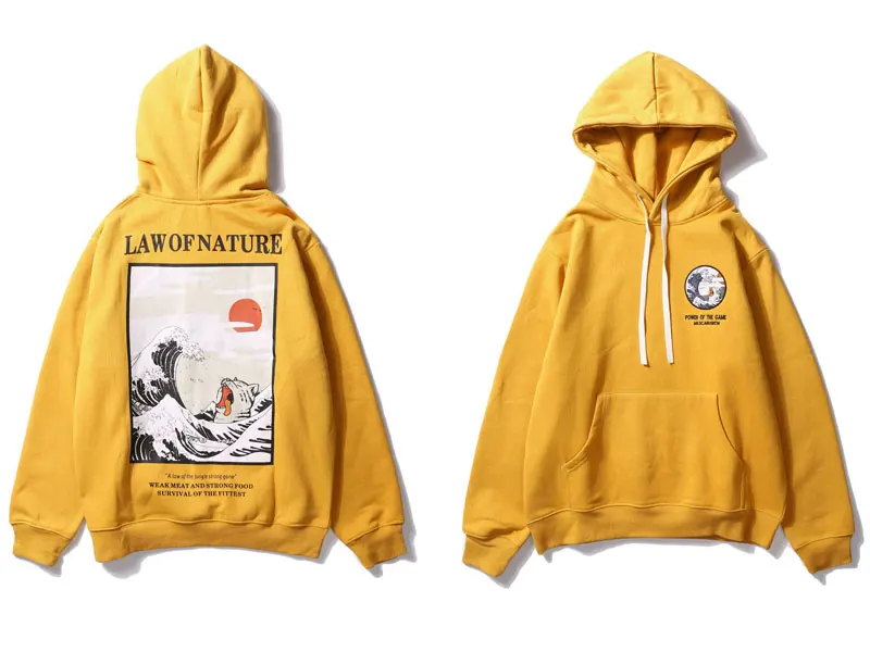 Japanischen Gedruckt Fleece Hoodies Herren 2018 Hip Hop Japanischen Gedruckt Fleece Hoodies Herren 2018 Hip Hop