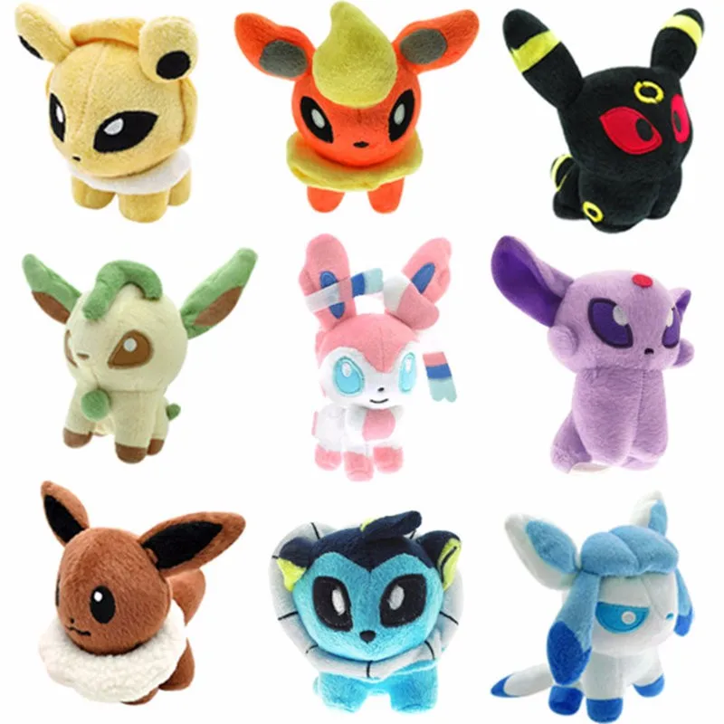 9pcs/set 5'' Umbreon Eevee Espeon Jolteon Vaporeon Glaceon