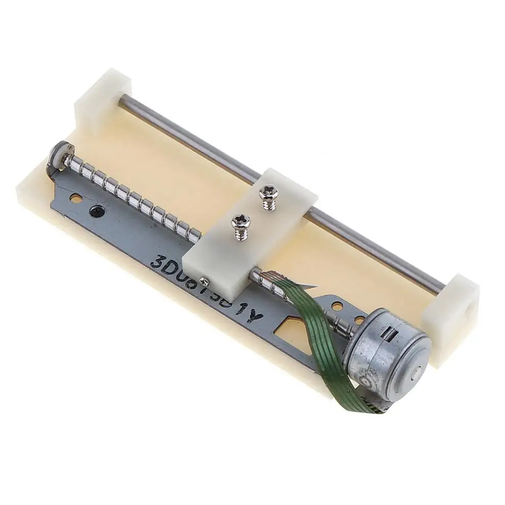 

90mm Step Angle Motor Optical Drive Sliding Table DIY Accessories with Nut Slider and 2 Phase 4 Wire for Laser Engraving Machine