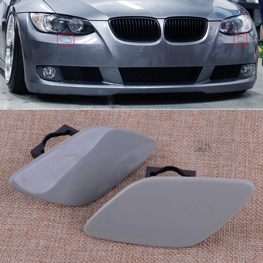 Right Side Headlight Washer Cover Cap Front Bumper Washer Cover 61677171660 Fits For 2007 2008 2009 2010 BMW 3 Series E92 E93 328i 328xi 335i 335xi 6167715750 Right Side Headlight Washer Cover Cap Front Bumper Washer Cover 61677171660 Fits For 2007 2008 2009 2010 BMW 3 Series E92 E93 328i 328xi 335i 335xi 6167715750