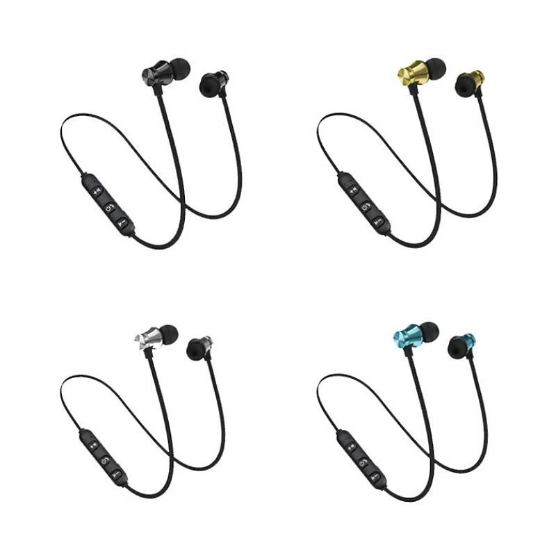 

kebidu Bluetooth 4.2 Earphone waterproof sports Headset Build-in Mic Magnetic attraction with Charging Cable Earphone for iPhone