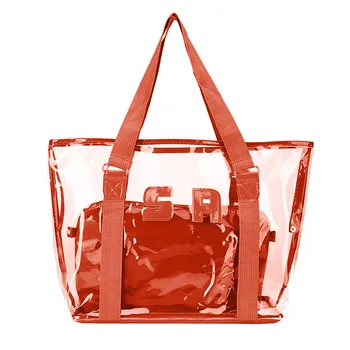 

Fashion Women's handbag Transparent Shoulder Bag Crossbody Bags with small wallet sac a main femme borsa donna x