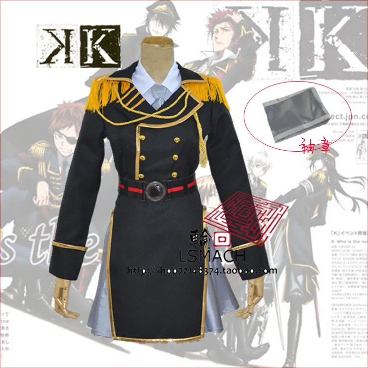 K Project Neko ложка Военная униформа косплей костюм необычный |