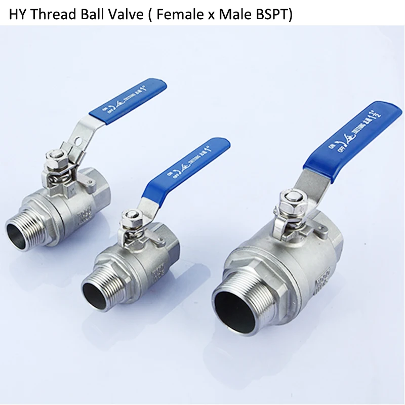 

3/4" 1 " Ball Valve Male x Female Thread SS304 Thread Water Valves