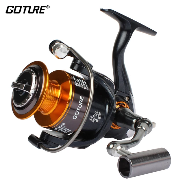 Cheap Goture GT4000 Spinning Fishing Reel Coil Metal Spool Carp Fishing Wheel Left/Right Hand Interchange 11BB CNN Handle Pesca Cheap Goture GT4000 Spinning Fishing Reel Coil Metal Spool Carp Fishing Wheel Left/Right Hand Interchange 11BB CNN Handle Pesca