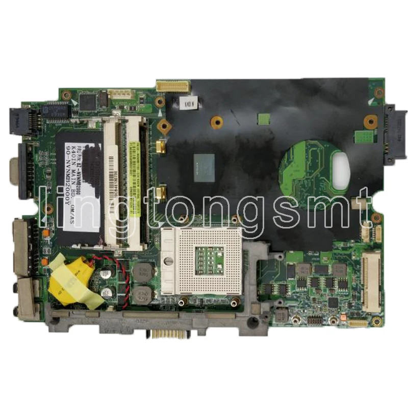 SMT K40IN K50IN материнская плата для ноутбука ASUS K40IN K50IN X8AIN X5DIN K40IP K50IP K40I K50I K40 K50 Тесты оригинальная материнская плата