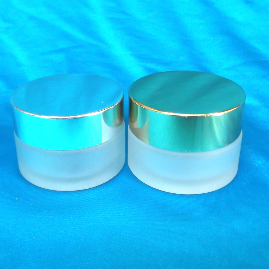 15G Frosted glass Containers 15G Cream Jars/ Cosmetic Packing Box Skin