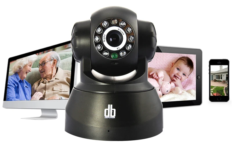 Wireless Wifi IP Camera Indoor 3.6MM IR Night Vision P2P Security Built-in Microphone 10M Motion Detection | Безопасность и защита