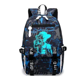 Новый Дизайн Одна деталь световой школьные сумки для девочек-подростков мальчиков 15,6 дюймов Для мужчин ноутбук рюкзак Mochila туристические