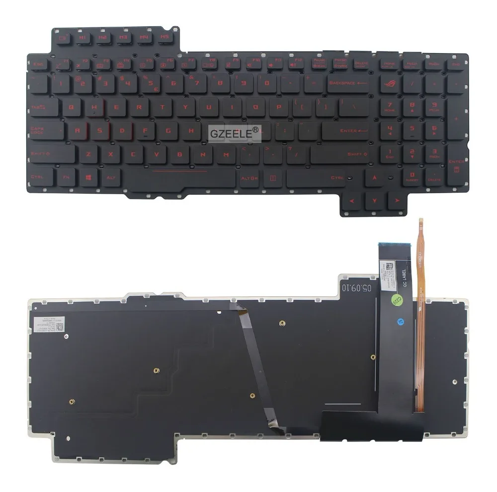  GZEELE US English backlit Keyboard for ASUS ROG G752 G752V G752VL G752VM G752VS G752VT G752VY V1530
