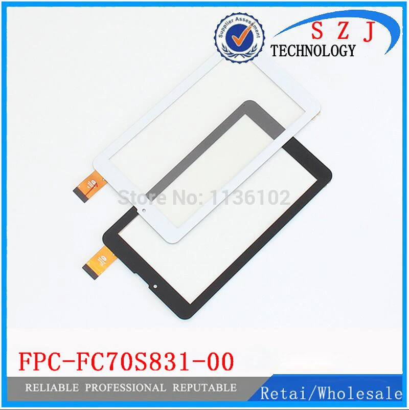 

New 7'' inch tablet XF20140621 HK70DR2429 FPC-FC70S831-00 touch screen panel capacitive outside Glass Free shipping