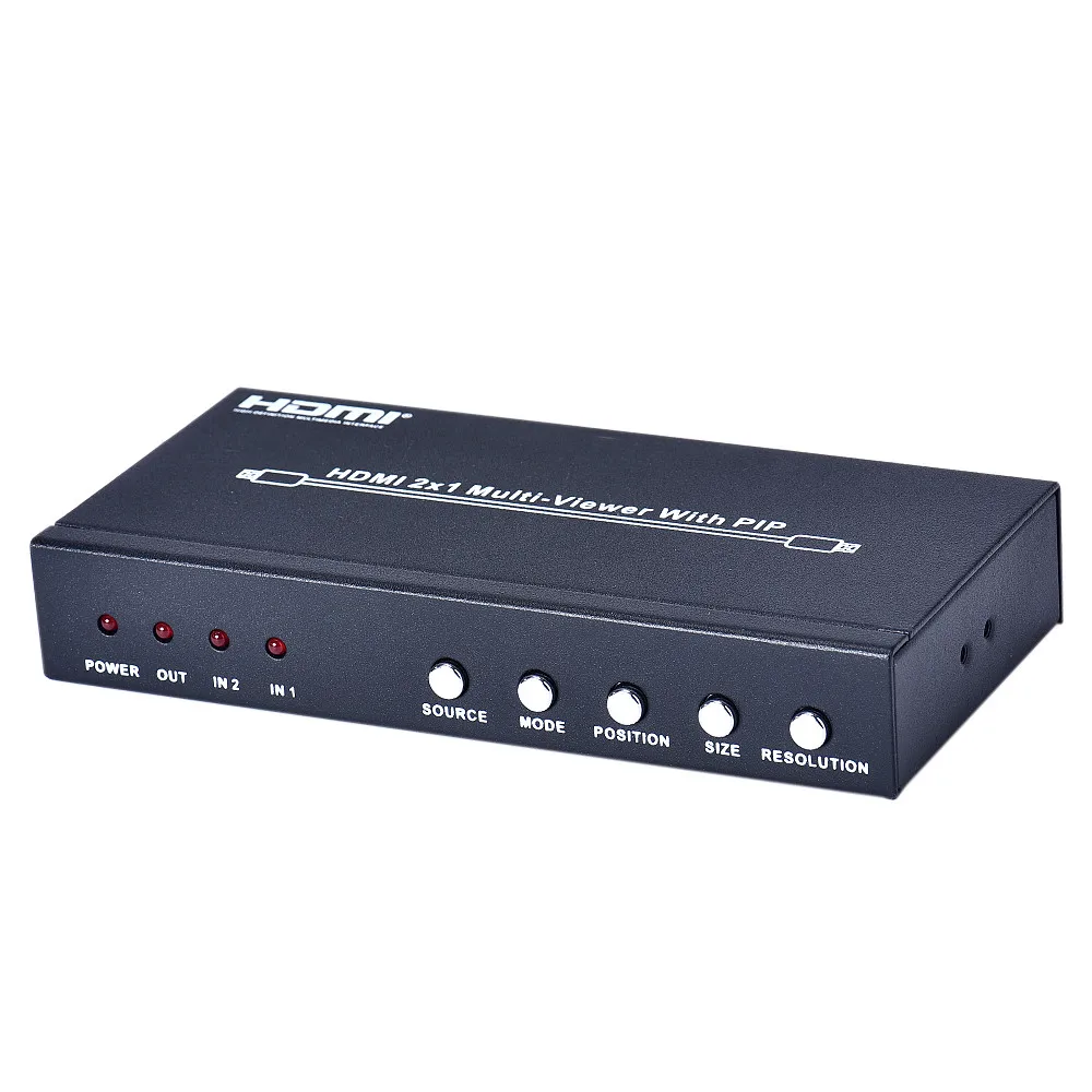 

Super Quality HDMI 2x1 Multi-Viewer With PIP POP 1080p Picture Division Switcher 2 into 1 HDTV #ET1