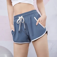 Vansydical, женские спортивные шорты для бега, 2 в 1, эластичные шорты для тренировок, фитнеса, йоги