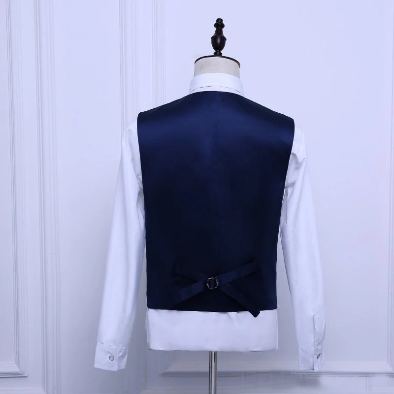 2018 Groom Tuxedos Light Grey Groomsmen Custom Made Side Vent Best Man Suit Wedding/Men Suits Bridegroom (Jacket+Pants+Tie+Vest)