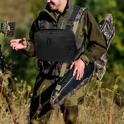 600D Оксфорд охотничья Сумка тактический жилет сумка Грудь сумка Recon инструменты Молл Сумка для охоты на открытом воздухе Кемпинг Туризм