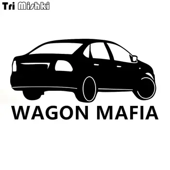 

Tri Mishki HZX140 10.9*20cm 1-4 pieces car sticker wagon mafia Sticker auto car stickers