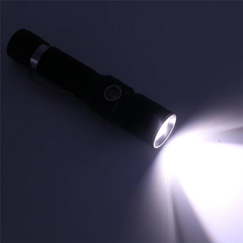 AIMIHUO Cree XML-T6 LED Flashlight USB Charging UV Flashlight Waterproof Light LED Torch T6 Lamp For Rechargeable 18650 Battery (6)