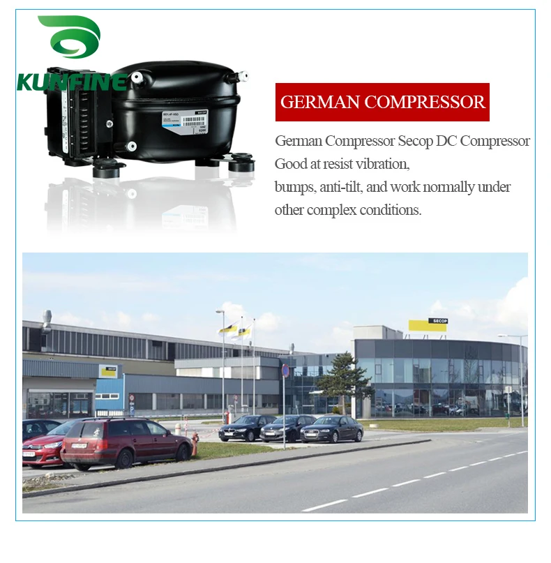KUNFINE DC 12V24V 110-240V AC Car Refrigerator Multi-Function Fridge Compressor Vehicel Protable Refrigerator Freezer Cooler PDC-16-1 (6)