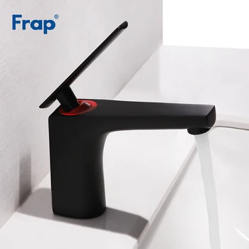 

Frap New Deck Mounted Hot And Cold Water Mix Faucets Home Bathroom Basin Sink Water Faucet Single Handle Washbasin Tap Y10119