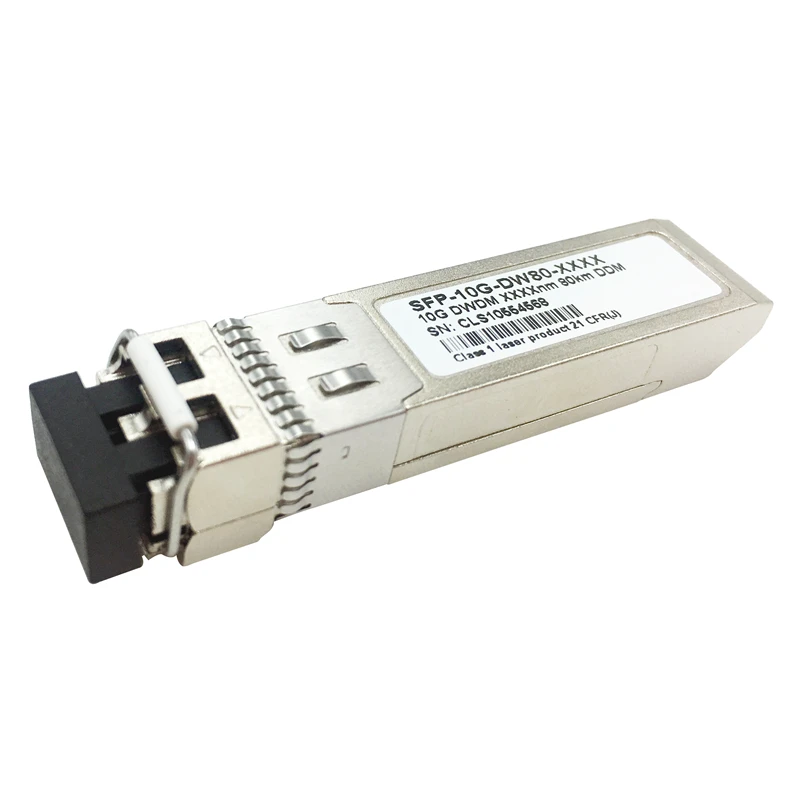 10G DWDM SFP + 40km C Band CH17 to CH61 модуль 80km|Оптоволоконное оборудование| |